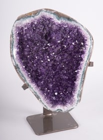 Large Amethyst Geode with Stand