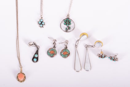 Lot Chain Necklaces & Earrings
