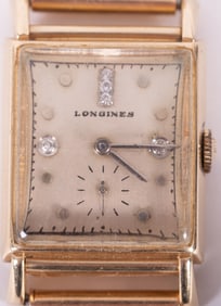Vintage Longines Watch 14K Yellow Gold Band & Case