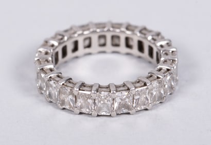 Diamond, Platinum Shared Prong Band