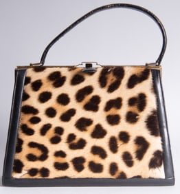 Vintage Leopard Handbag