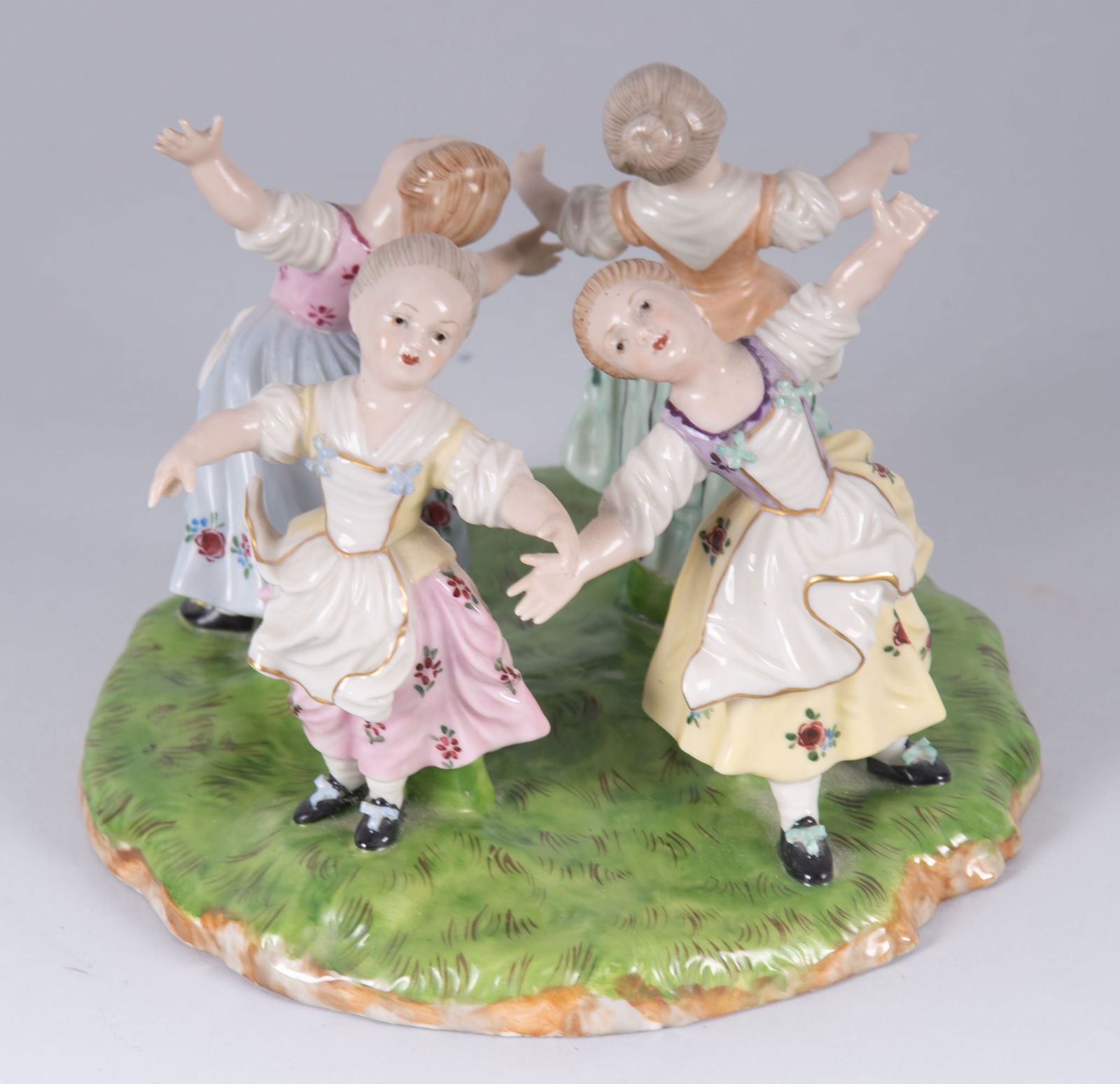An Unusual German Hoechst Porcelain Figure Group of Children, Circa 1900 (1 of 3)