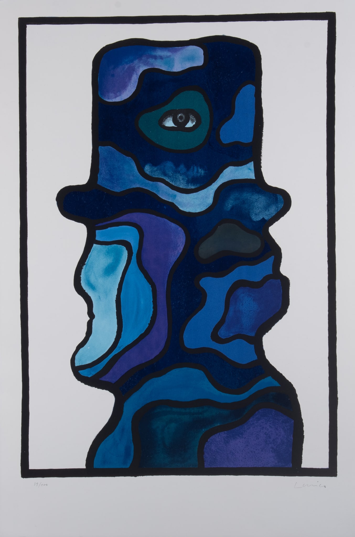 Jan Lenica, Polish (1928-2001), The Connoisseurs, color lithograph, ed. 71/100: Jan LenicaPolish, (1928-2001)The Connoisseurscolor lithograph, ed. 71/100signed and numbered in pencil lower margin, unframed.Paper: 35 1/2 x 23 1/2 inches