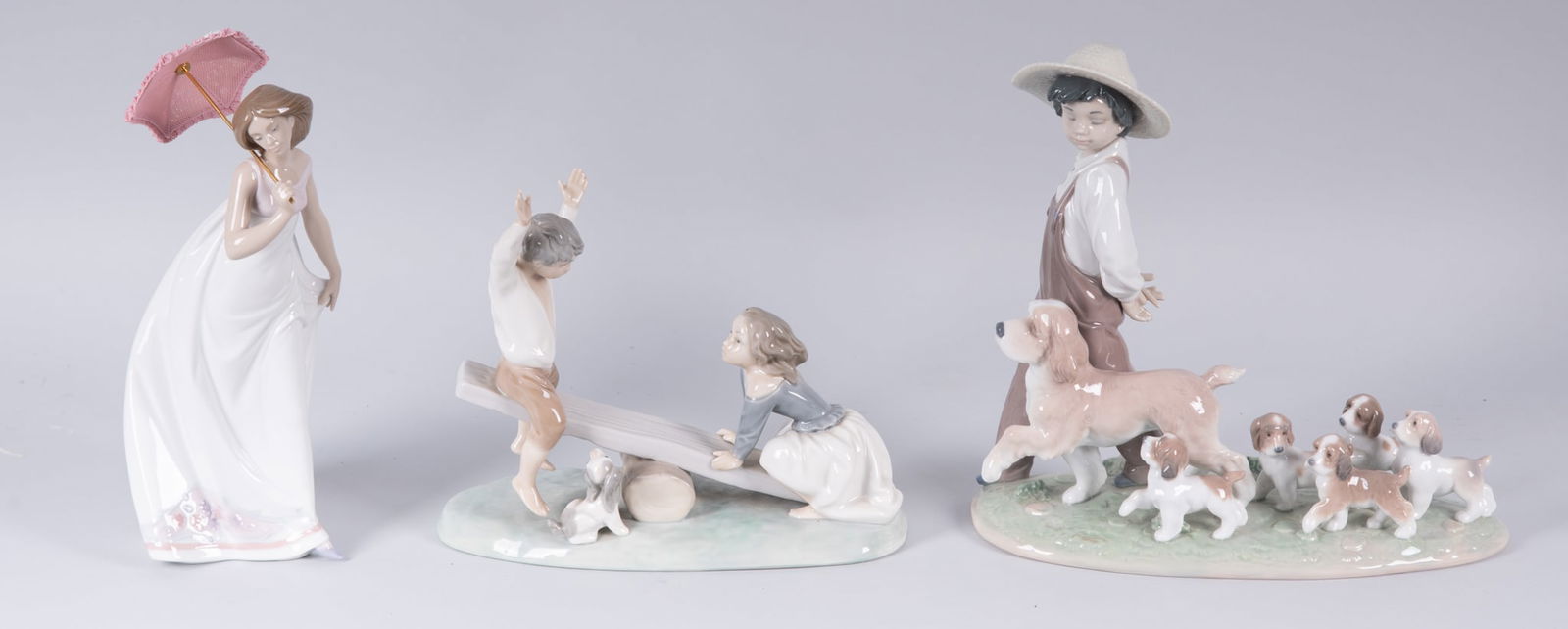 Three Larger Lladro Figures, includes My Little Explorers (1 of 4)