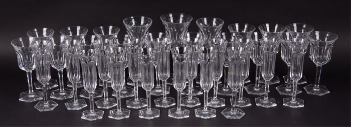 Collection of Baccarat Crystal Stemware, Malmaison