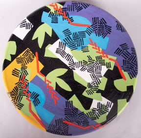 John M. Donoghue, American 1952-2004, #6825, 2001, glazed ceramic charger