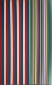 Gene B Davis, American (1920-1985), Minute Man (Olympics 1974), Silkscreen ed. 75/200