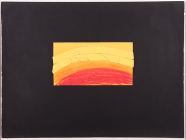 Howard Hodgkin, British (1932-2017), Indian View E, 1971, screenprint, ed. 57/75