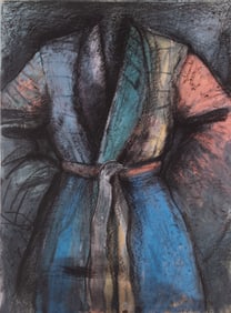 Jim Dine, American (b. 1935), Robe in France, 1986, color lithograph, soft-ground etching and