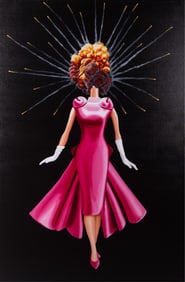 Robert Deyber, American (1955-2021), Blow Up Doll, acrylic on canvas