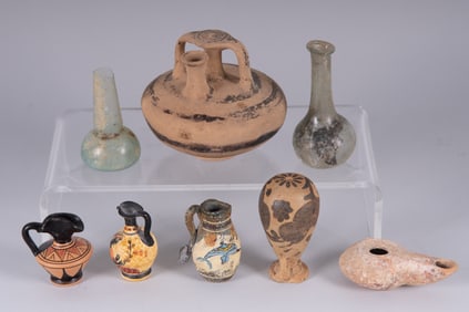 A Collection of Ancient Greek and Roman Style Vessels