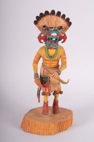 A Fine Hopi Dancing Kachina, Ron Sinquah