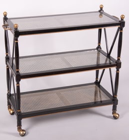 Twentieth Century Regency Style Serving Cart