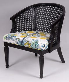 French Design Barrel Back Arm Chair