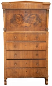 Art Deco Period American Fall Front Desk