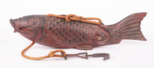 'Jizai Kagi' Hearth Hook 19th Century, Japan