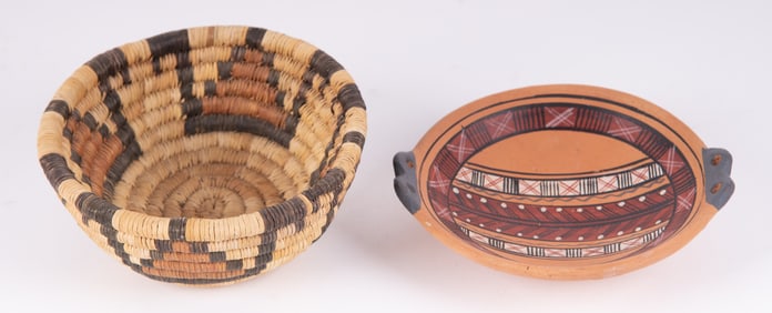 Two Tightly Coiled Baskets