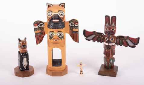Henry Rubick, Victor Alexander, and Other, Washington, Alaska 20th/ 21st Century, Four PNW and