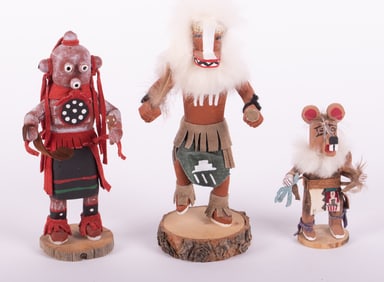 Three Kachina Figures
