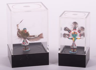 Two Miniature Hopi Kachinas