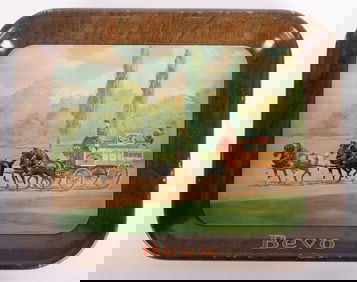 Vintage Anheuser Busch Bevo Advertising Tray