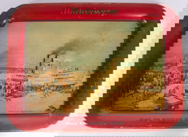 Vintage Budweiser King of Bottled Beer Serving Tray