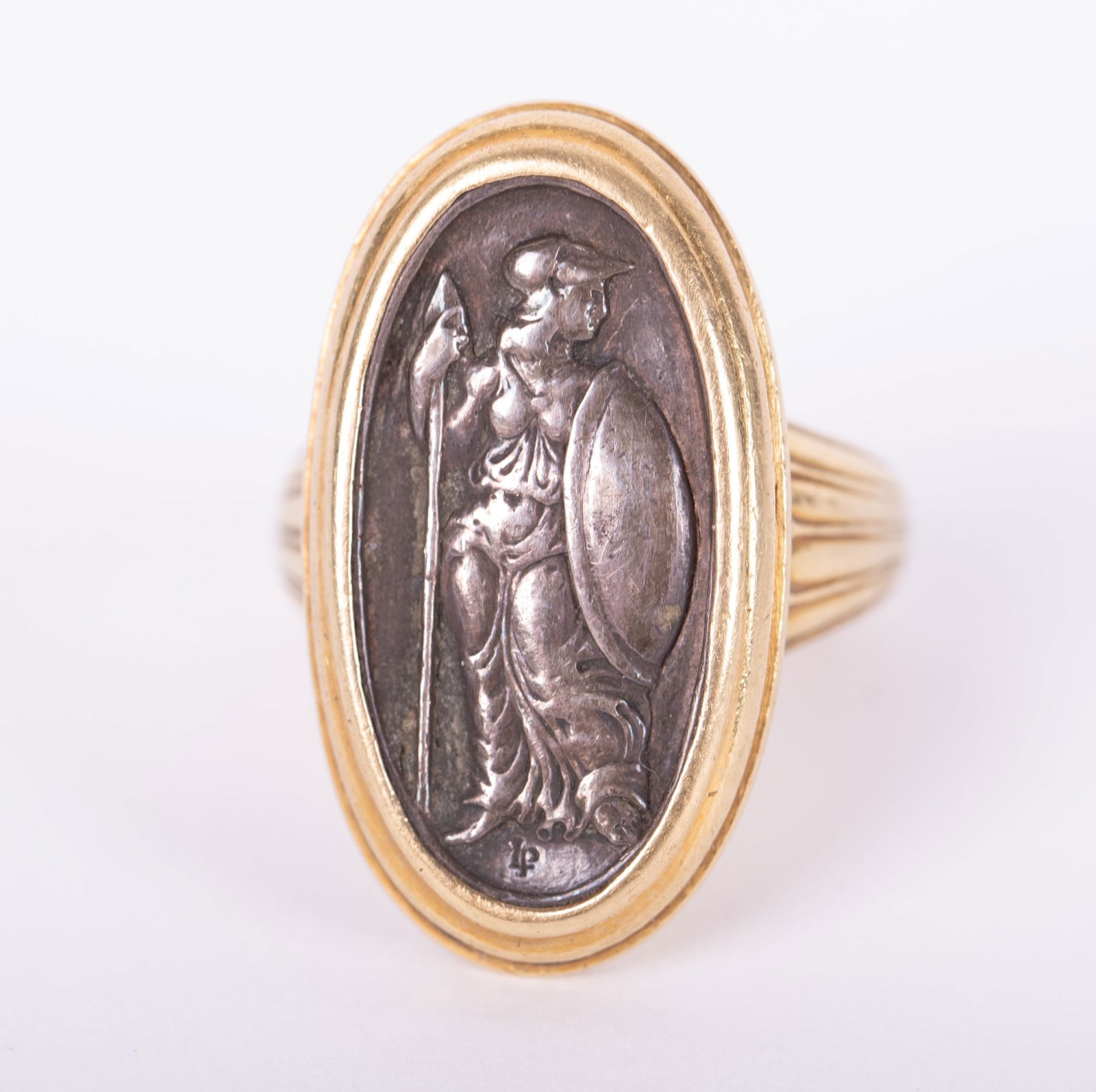 18K Yellow Gold with Sterling Ring by Paul Lantuch (1 of 3)