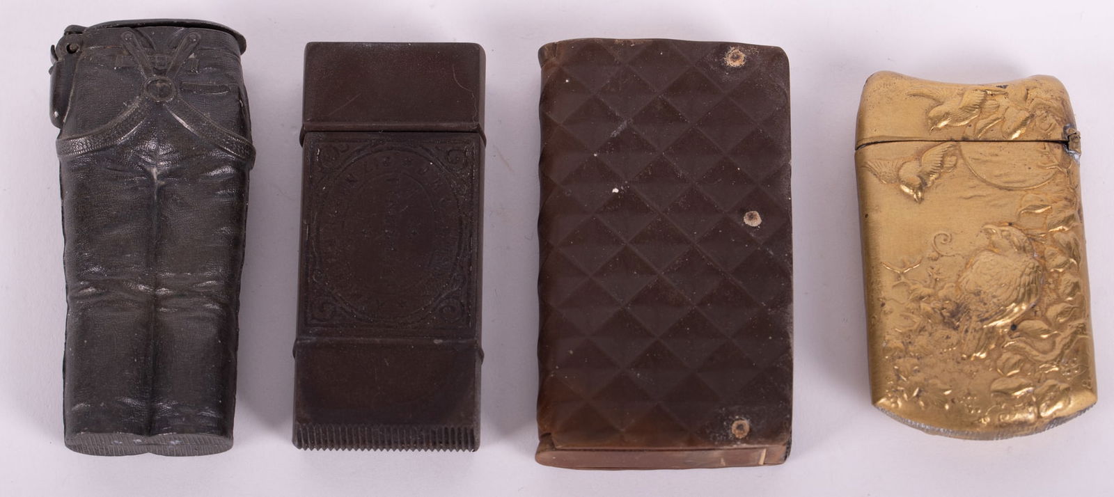 A Collection of Gutta Percha and Metal Vesta Cases (1 of 3)