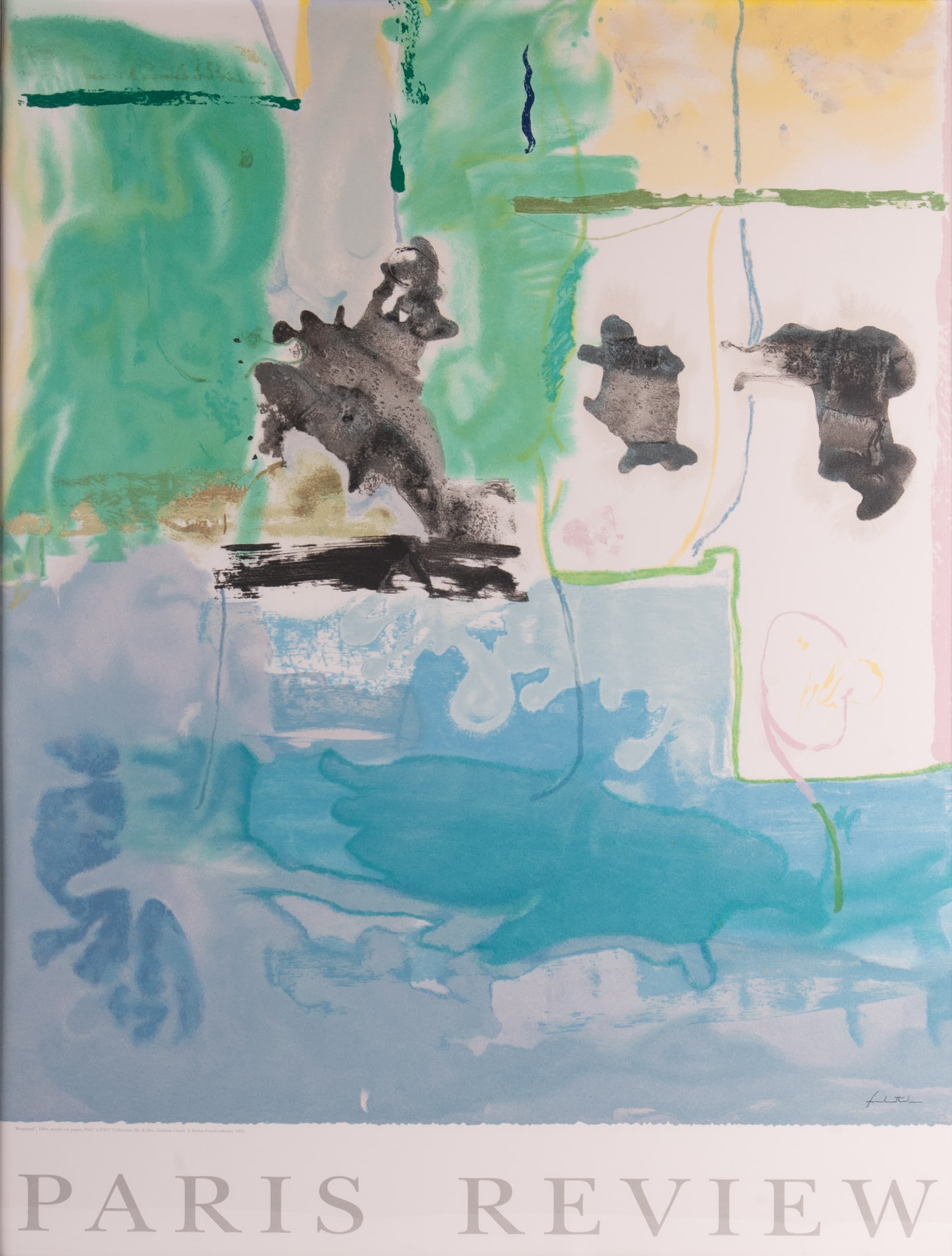 Helen Frankenthaler, American (1928-2011), Paris Review (Westwind), 1996, offset color lithograph (1 of 6)