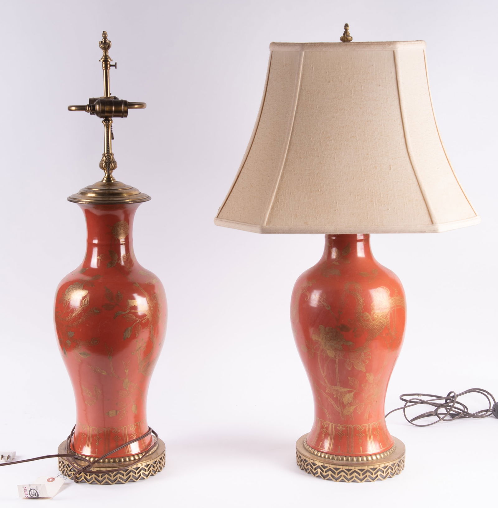 Pair of Chinese Porcelain Table Lamps (1 of 4)