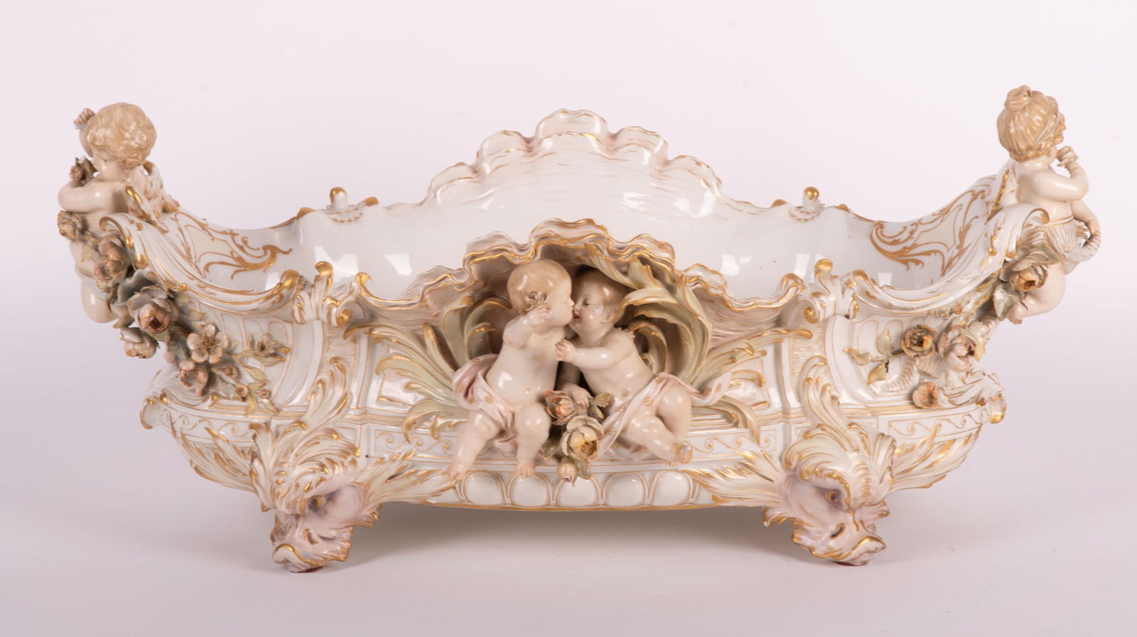 A Large Berlin KPM Porcelain Centerpiece (1 of 7)