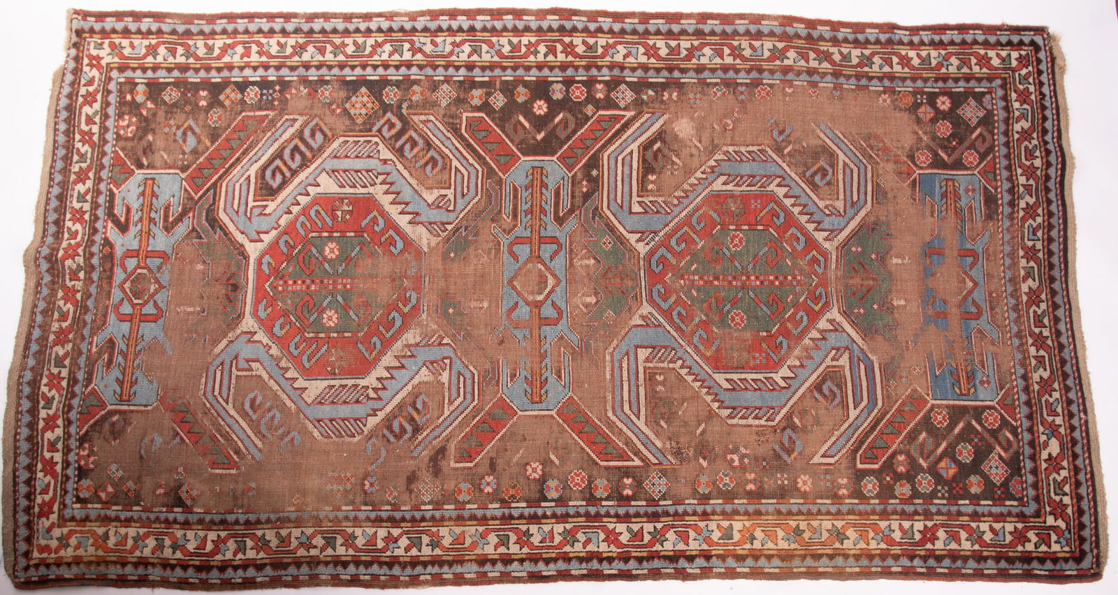 Nineteenth Century Handwoven Kazak/ Caucasian Area Rug (1 of 4)