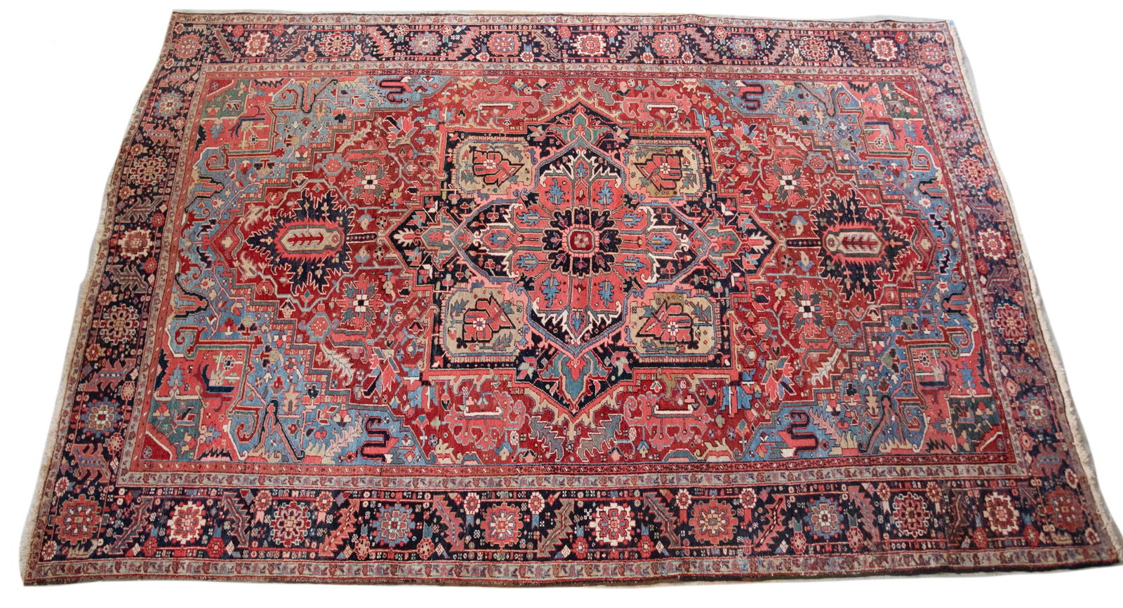 Semi Antique Persian Heriz Room Rug (1 of 4)
