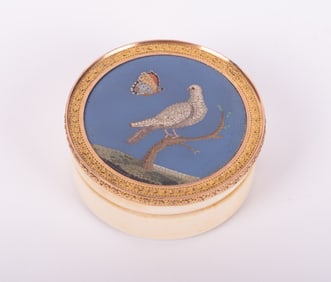 A Micro Mosaic Mounted Snuff Box