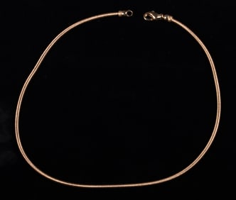 14K Yellow Gold Snake Chain