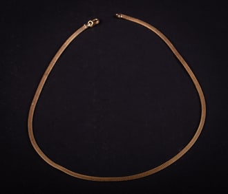 14K Yellow Gold Snake Chain Italy