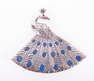 Los Castillo Peacock Brooch