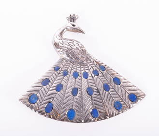 Los Castillo Peacock Brooch (1 of 3)