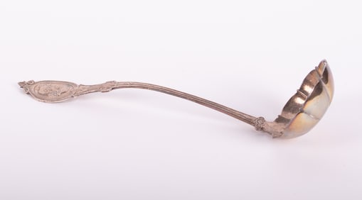 An American Coin Silver Punch Ladle, Dionysus by Hotchkiss and Schreuder