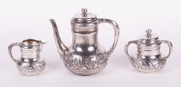 A George Shiebler Sterling Silver Tea Service, Circa 1890