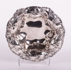 A Whiting Sterling Silver Art Nouveau Bowl