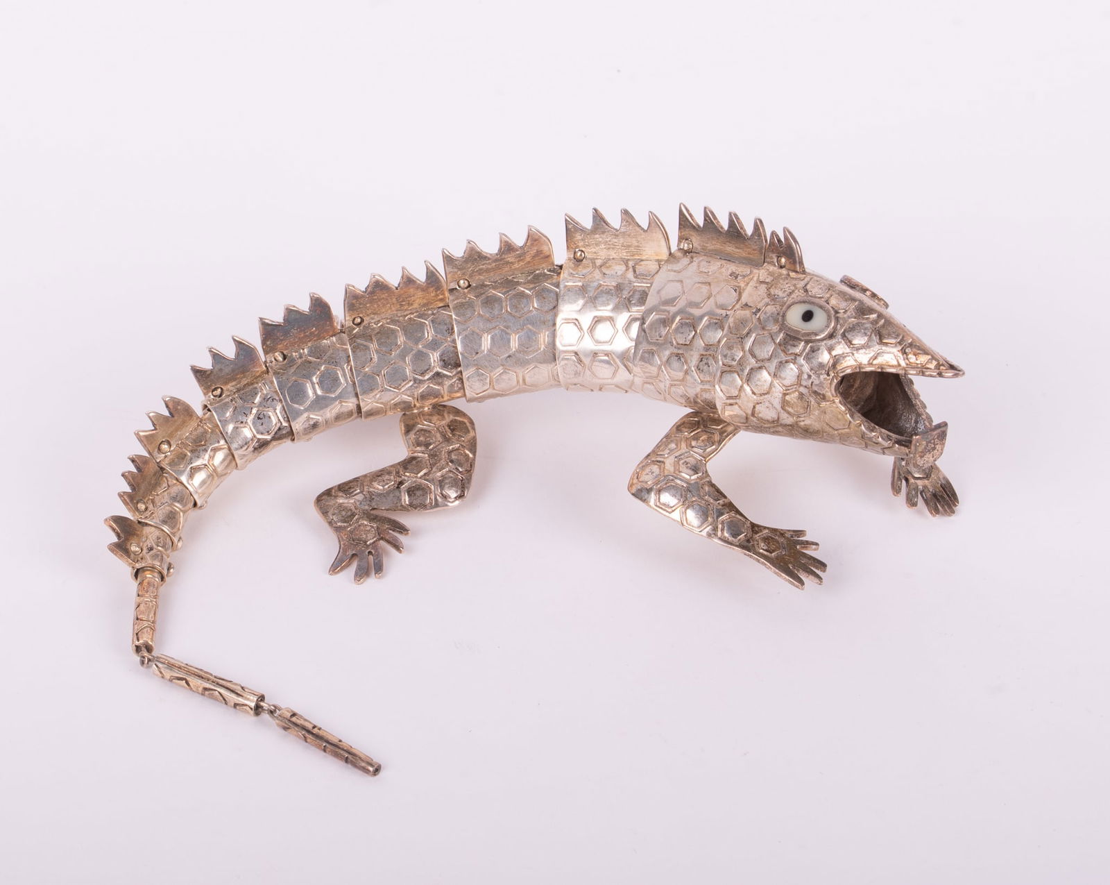 An Emilia Castillo Silver Lizard Sculpture (1 of 5)