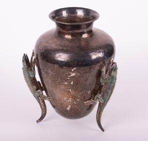 An Emilia Castillo Iguana Vase