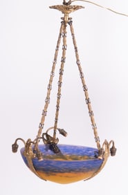 A Muller Freres Ceiling Lamp