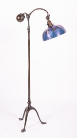 An Early 20th Century Tiffany Studios Counter-Balance Floor Lamp