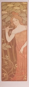 Paul Berthon, France (1872-1909), Le Sureau II, circa 1900, color lithograph