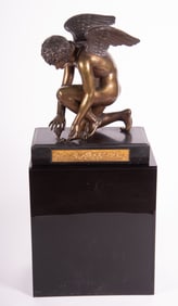 A French Bronze Figure of Cupid, after Chaudet