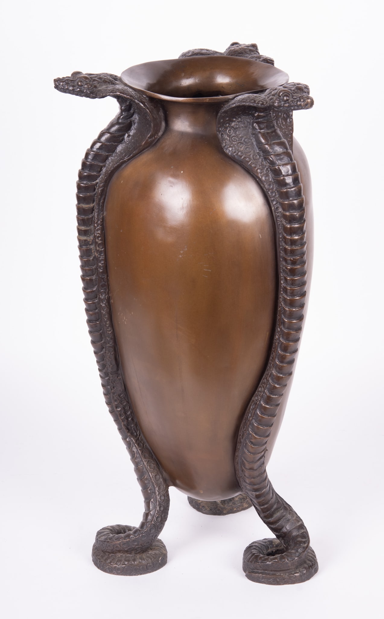 A Bronze Art Deco Style Cobra Vase (1 of 6)