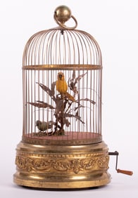 A Large French Automaton Birdcage