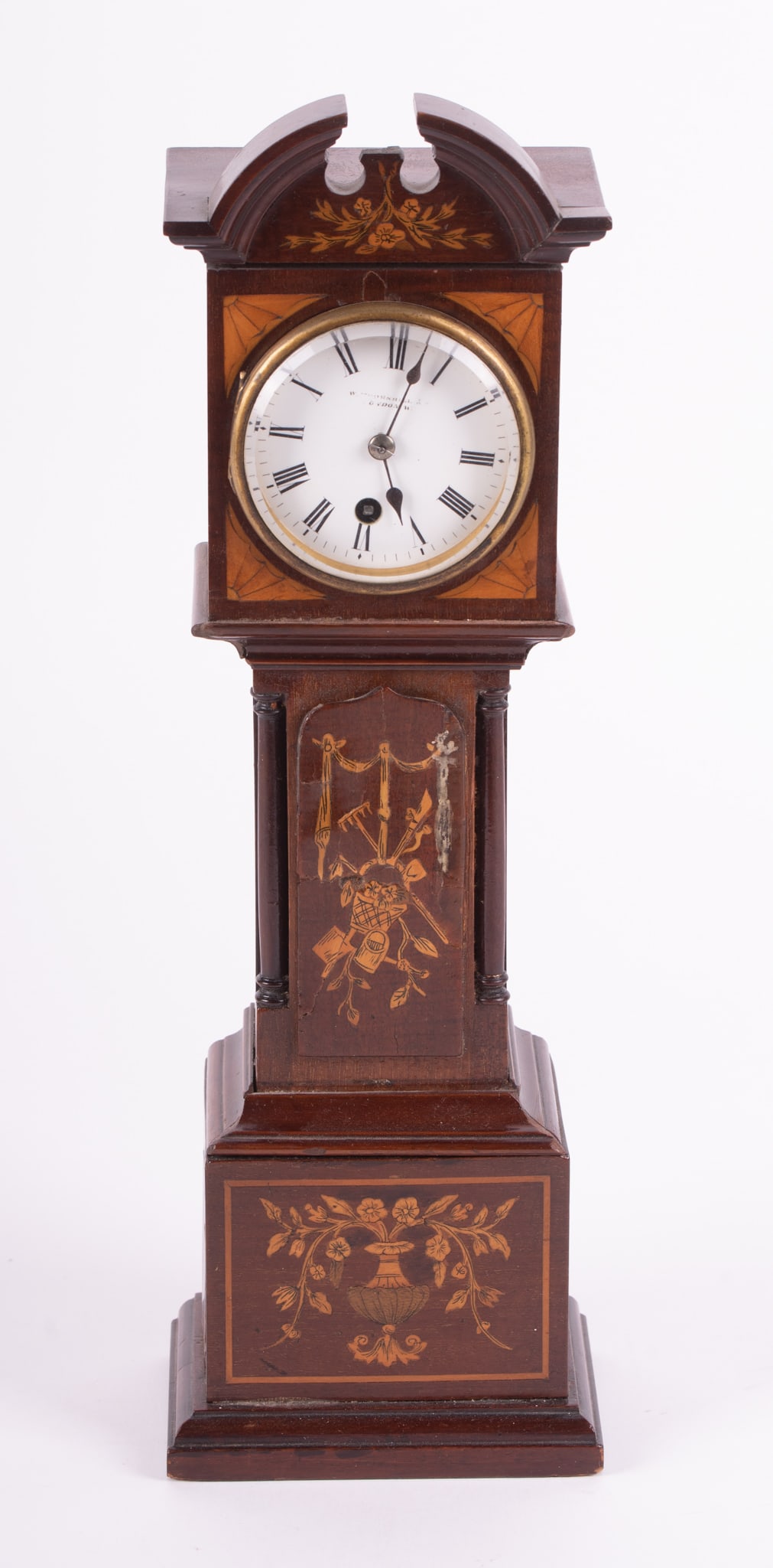 A Victorian Miniature Long Case Clock (1 of 4)